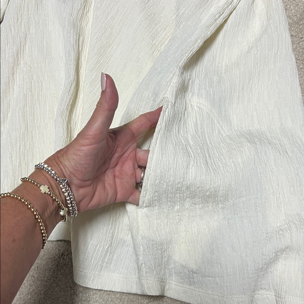 Cream Multiples Button-Up Jacket - Picture 4 of 13